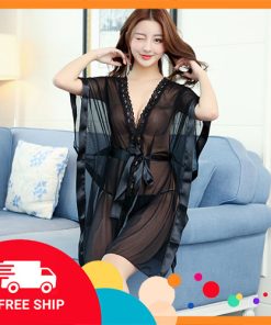 Áo choàng ngủ xuyên thấu sexy YLD021 5