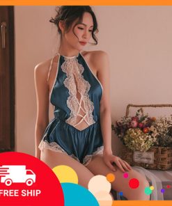 Đồ ngủ jumpsuit lụa mát mẻ YLD024