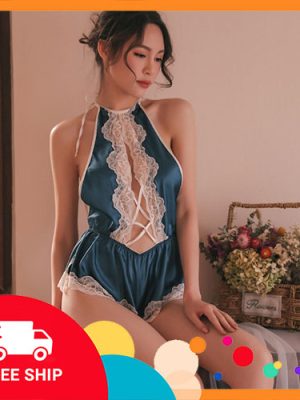 Đồ ngủ jumpsuit lụa mát mẻ YLD024